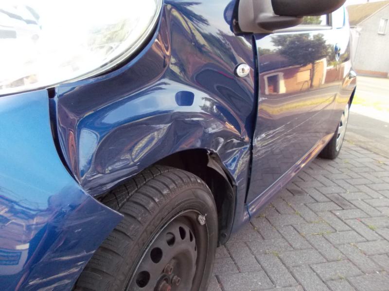 Peugeot 107 Seitenschaden Vorher Nachher